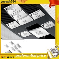 [yueywh524]Car Roof Sunroof Buttons Reading Light Cover Trim Stickers for    C E Class X204 W204 W21