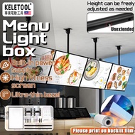led light box led menu board Ultra thin LED TV light box menu board menu board hanging for restauran