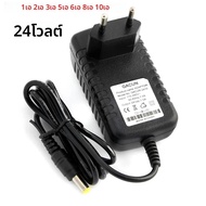 DC 24V Adapter1A 2A 3A 5A 6A 8A 10A หม้อแปลงไฟฟ้า AC 220V ถึง 24V Universal แหล่งจ่ายไฟอะแดปเตอร์ LE