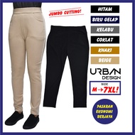 SELUAR SLEK WANITA JUMBO SIZE 914-1# 12601# SLIM FIT SLACK PANTS WOMEN URBAN DESIGN SELUAR KERJA WAN