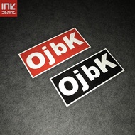 Ojbk Fun Creative Unique Sticker Car Motorcycle Funny Warning Reflective Car Sticker