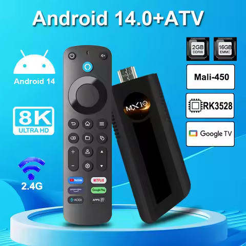 Factory Wholesale Mortal MX10F8 PRO 8K Wifi6 BT5.0 RK3528 Quad Core Android 14 Smart TV Stick From C