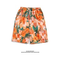 EchoBliss  Men's Shorts Printed Loose Leisure All-Matching Fashion Shorts