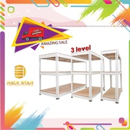 ( READY STOCK ) 🔥 HOT SALE 🔥 RAK BESI DIY / STORAGE RACK /90CM x 90CM x 30CM  & 75cm x 90cm x 30cm {