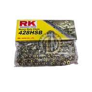 RK 428HSB chain 10mm 132 RK black and yellow
