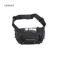 Leacat crossbody bag waterproof Korean version chest bag new casual large capacity messenger bag (Black)