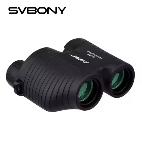 SVBONY SV10 Telescope 8x25 Binoculars Compact Fixed Focus Mini Portable Binocular Porro Prism ,Monoc