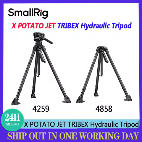 SmallRig 4259 4858 SmallRig x Potato Jet TRIBEX Hydraulic Carbon Fiber Tripod And Tripod Kit (Standa