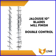 ◄ ✳ ◕ Jalousie Frame 10 Blades for Louver Window 1 Pair