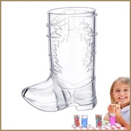 Cowboy Boots Shot Cups Reusable Western Clear Glass Cup Bachelorette Party Favors Western Cowboy Bee