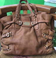 tas michael kors original mk kulit asli leather tote bag preloved