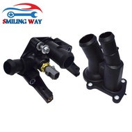 Thermostat Housing & Water Coolant Flange Kit For Ford Fiesta B-Max C-Max Focus Fusion Mondeo 1.4 1.