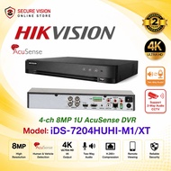 Hikvision iDS-7204HUHI-M1/XT 4-ch 8MP 1U AcuSense DVR