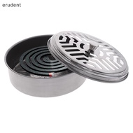 erudent Mosquito Coil Holder Coil Incense Burner with Mesh Stand Camping Garden new