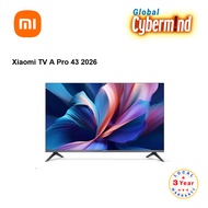 Xiaomi TV A Pro 43 2026 - 3 years onsite warranty (Brought to you by Global Cybermind)