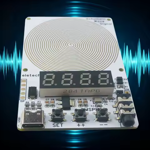 0.01Hz~9999Hz Sine Wave Signal Generator for Synchronize Your Brainwaves to the Earth's Pulse Mini 7