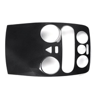 Carbon Fiber Style Car Center Console Dashboard Panel Cover Trim Console Navigation Cover Trim Fit N