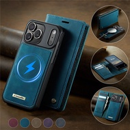 Case For iPhone 17ProMax 17Pro 17 16e 17Air ⭐Split Magnetic Wallet Flip Leather Phone Cover⭐ Shockpr