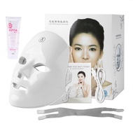 Rechargeable LED Facial Mask Photon Skin Rejuvenation Anti Acne Skin Care Mask Full Face Care With 7 Colors
