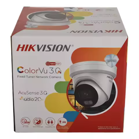 Hikvision 8MP IP Camera DS-2CD2387G3-LI2UY Smart Hybrid Light ColorVu Built-in Dual Mic 4K 24/7 Colo