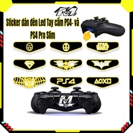PS4 and PS4 Pro Slim LED controller Sticker - PS4 controller
