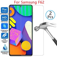 tempered glass case for samsung f62 cover on galaxy f 62 62f phone coque bag samsun samsumg sansung 