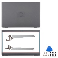 Laptop case for Dell Latitude 3510 E3510, black back cover 08XVW9, front frame, hinge repair 0GCK6R