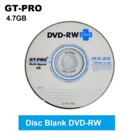 DVD-RW GT-Pro / Rewriteable Empty DVD / Disc Blank DVD RW / DVDRW GTPRO GT PRO