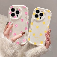 Colorful Daisy Flowers Phone Case For OPPO A52 A72 A92 A74 A94 A93 A55 A56 A36 A76 F9 F11 F17 F19 F3