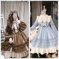 Lolita Skirt Full Set Japanese Cute lolita Student Foreign lolita Soft Sister Skirt Princess Daily S