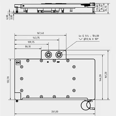 Alphacool Core Water Block Serve For Asus ROG Astral GeForce RTX 5080 16GB Graphics Card Cooler With