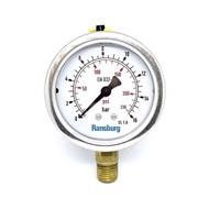 RWS 411B 1.5in (1.5 Pieces) RANSBURG Pressure Gauge SS Brass