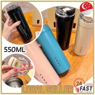 [SG In Stock]550ML Cup Cold Hot large Capacity Stainless Steel Smeg Tumbler Water Coffee Mug