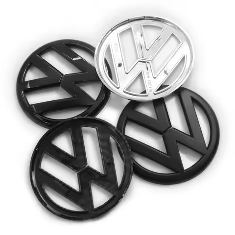 5K0853601C 5K0853630 VW 135mm Car Front Grille Badge and 110mm Rear Trunk Emblem Lid Logo Accessorie