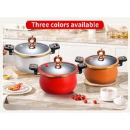 Nonstick Ceramic Dutch Oven with Lid – Large Oven Safe Stock Pot, Induction Compatible, Lightweight,