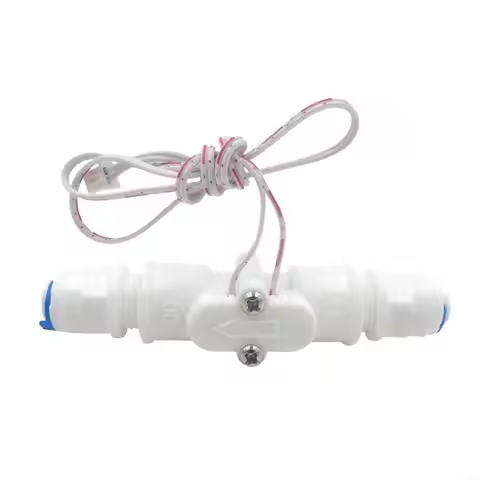 1/4 NPT Water Sensors Effect Sensors Meter Counter Hose 0.3-6L/min for Reverse Filter