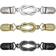 [MAKY] 3 Pcs Sweater Clips Cinch Clips Vintage Dress Clip Back Cinch Shawl Cardigan Collar Clip To T