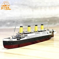 [HEVA] Color Titanic Puzzle DIY Cruise Ship Assembled Model Kits Children Educational Toys VN