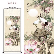 Rich Auspicious Living Room Simple Background Wall Painting Decorative Painting Scroll Painting New 