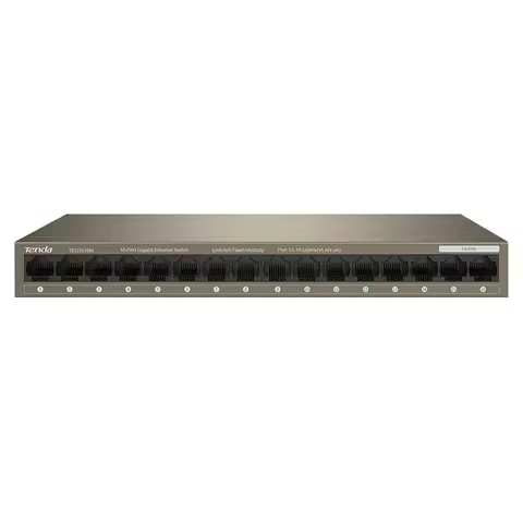 Tenda TEG1016M 16 Port 2000Mbps Gigabit Ethernet Switch Fast Establish High-Speed Network Home/Busin