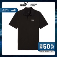 PUMA BASICS - Essentials Small Logo Pique Polo Men สีดำ - 68676201