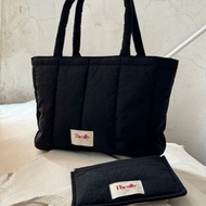 韓國 The Ally | EILEEN BAG (附化妝包) | 黑色 | 手袋 單肩包