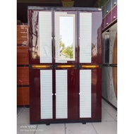 lemari plastik naiba jumbo 3 pintu gantung / naiba fit 2424