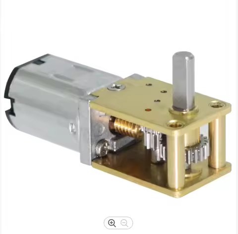 N20 Single Shaft All Metal Micro Gear Motor 12V 16rpm-381rpm Slow Speed High Torque Engine DIY Robot