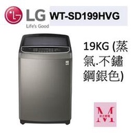 LG WT-SD199HVG 蒸氣直立式直驅變頻洗衣機｜19公斤不鏽鋼銀色*米之家電*