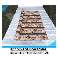 itop Alas Meja 2.13m x 1.37m x 0.28mm Table Cloth Untuk Night Bazaar Pasar Malam