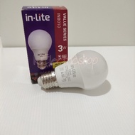 INLITE LED BULB 3W 3W 3WATT 3 WATT LED LIGHT BULB