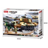 ของเล่นเด็ก ตัวต่อ ทหาร รถถัง Sluban ARMY 930 PCS M38-B0980