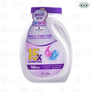 Member's Mark - Member's Mark 多效洗衣凝珠 一盞日光茶 2.36kg (148pcs) 洗衣液 除菌蟎 潔淨 潔白 清洗 多效洗衣凝珠【平行進口】