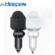 Aideepen DC 12V DC 85-265V Infrared PIR Motion Sensor Security Detector Wall Light 180°